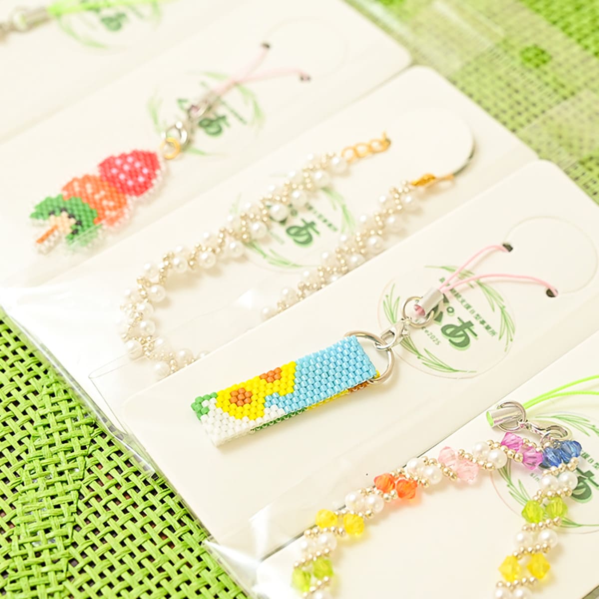 ビーズキーホルダー